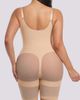 Shapellx Shapellx Body Shaper With Zipper Crotch Mid-Thigh Bodysuit - 4