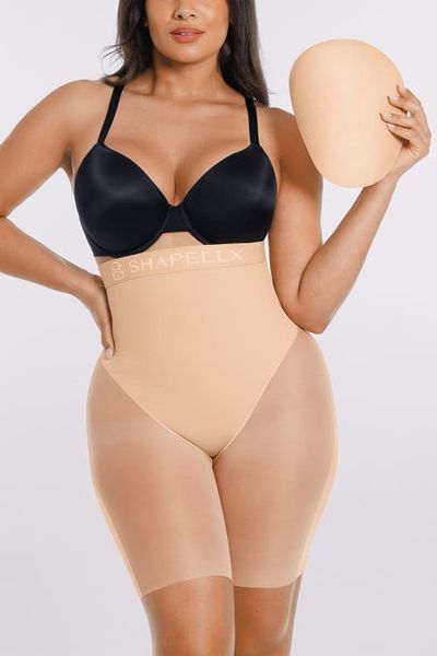 Shapellx Shapellx Butt Lifting Padded High Waist Shapewear Shorts