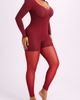Shapellx Shapellx Full Coverage Long Sleeve Sheer Tights Tummy Smoothing Sculpting Bodysuit - 4