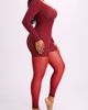 Shapellx Shapellx Full Coverage Long Sleeve Sheer Tights Tummy Smoothing Sculpting Bodysuit - 5