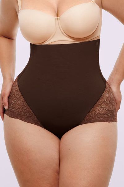 Shapellx Shapellx Mesh Smooth High-Waisted Sheer Lace Brief