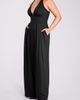 Shapellx Shapellx Plunge Shaping Wide Leg Jumpsuit - 2