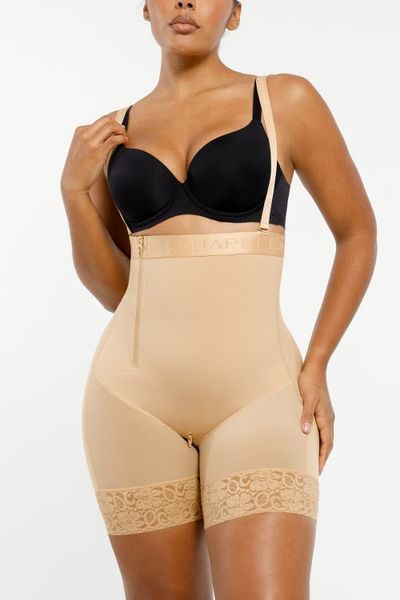 Shapellx Shapellx Postpartum Side Zipper Support Shorts