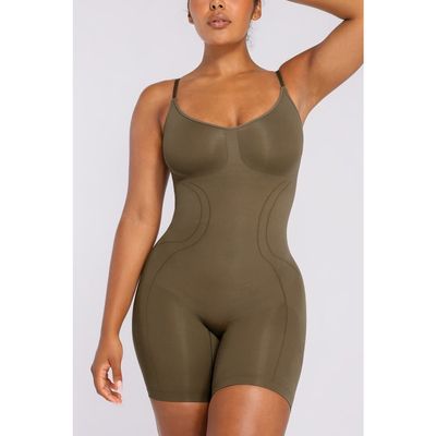 Shapellx Shapellx Seamless Mid-Thigh Full Shaping Bodysuit
