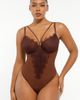 Shapellx Shapellx Sheer Lace Mesh Bodysuit with Shaping - 1