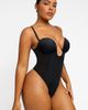 Shapellx Shapellx Strapless U-Plunge Thong Shapewear Bodysuit - 2