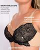 Shapellx Shapellx Supportive Unlined Lace Underwired Bra - 5