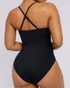 Shapellx Shapellx U-Ring Cut Out Ruched One-Piece Swimsuit - 4