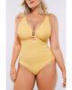 Shapellx Shapellx U-Wire Ruched Tummy Control One Piece Swimsuit - 1