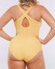Shapellx Shapellx U-Wire Ruched Tummy Control One Piece Swimsuit - 2