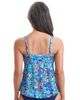 ShapeSolver ShapeSolver High Low Double Tier Tankini Swimsuit Top - 3