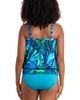 ShapeSolver ShapeSolver High Neck Mesh Blouson Plus Size Tankini Swimsuit Top - 3
