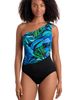ShapeSolver ShapeSolver One-Shoulder One-Piece Swimsuit - 1