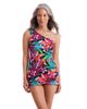 ShapeSolver ShapeSolver One Shoulder Swim Dress - 1