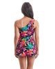ShapeSolver ShapeSolver One Shoulder Swim Dress - 3