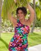 ShapeSolver ShapeSolver One Shoulder Swim Dress - 5