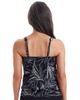ShapeSolver ShapeSolver Shirred Neck Blouson Mastectomy Tankini Swimsuit Top - 3