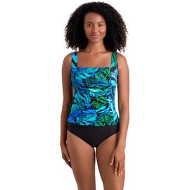 ShapeSolver ShapeSolver Squareneck Tankini Swimsuit Top