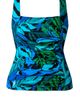 ShapeSolver ShapeSolver Squareneck Tankini Swimsuit Top - 4