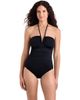 ShapeSolver ShapeSolver Sutton V-Wire Bandeau One-Piece Swimsuit - 1