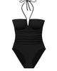ShapeSolver ShapeSolver Sutton V-Wire Bandeau One-Piece Swimsuit - 5