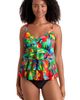 ShapeSolver ShapeSolver Triple Tier V-Neck Tankini Swimsuit Top - 1