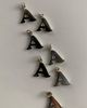 SharpLilTeeth Vintage Sterling Silver Letter A Initial Charm Selected by - 1