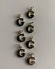 SharpLilTeeth Vintage Sterling Silver Letter G Initial Charm Selected by - 1