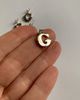 SharpLilTeeth Vintage Sterling Silver Letter G Initial Charm Selected by - 2