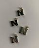 SharpLilTeeth Vintage Sterling Silver Letter N Initial Charm Selected by - 2