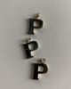 SharpLilTeeth Vintage Sterling Silver Letter P Initial Charm Selected by - 1