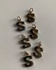 SharpLilTeeth Vintage Sterling Silver Letter S Initial Charm Selected by - 1