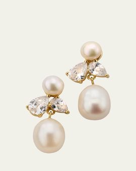 Shashi Cecillia Pearl Earrings
