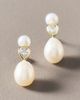 Shashi Freshwater Pearl Crystal Drop Earrings - 1