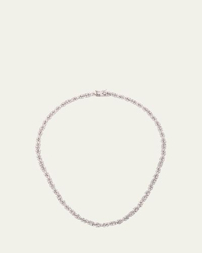 Shashi Kalista Pave Tennis Necklace