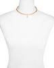 Shashi Shashi 14K Yellow Gold Plate & Cubic Zirconia Structured Collar Necklace, 16-18 - 2