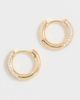 SHASHI SHASHI 18k Pave Huggies Gold One Size - 4