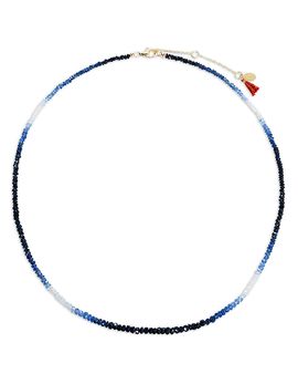 Shashi Shashi Aisha Gemstone Beaded Collar Necklace, 16.25-18.25