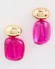 SHASHI SHASHI Alice Cerise Earrings Gold/Cerise One - 2