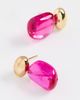 SHASHI SHASHI Alice Cerise Earrings Gold/Cerise One - 4
