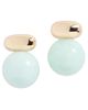 SHASHI SHASHI Alice Earrings Gold/Turquoise One - 1