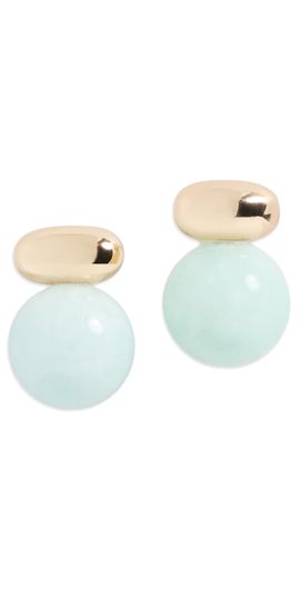 SHASHI SHASHI Alice Earrings Gold/Turquoise One