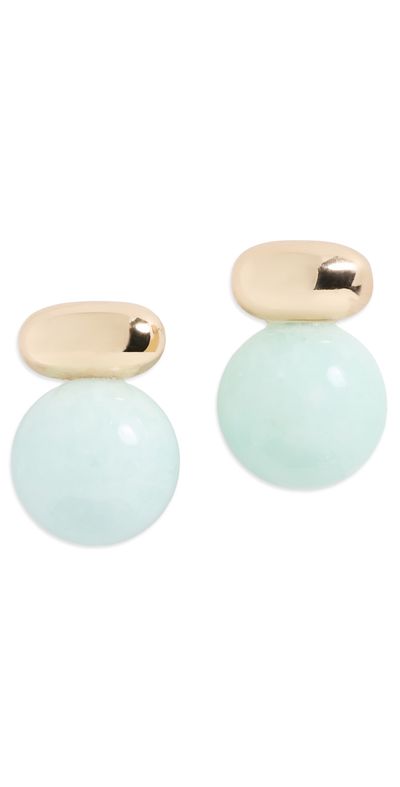 SHASHI SHASHI Alice Earrings Gold/Turquoise One