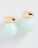 SHASHI SHASHI Alice Earrings Gold/Turquoise One - 2