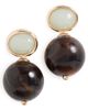 SHASHI SHASHI Alice Gemstone Earrings Turquoise/Tortoise One - 1