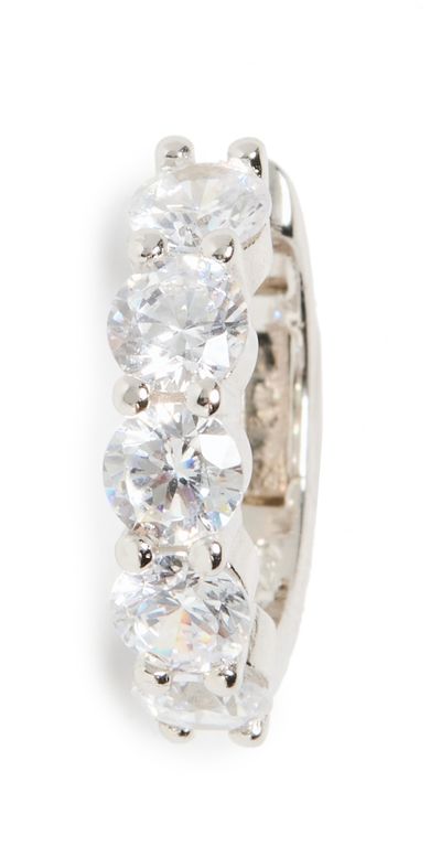 SHASHI SHASHI Bianca Ear Cuff White Gold One Size