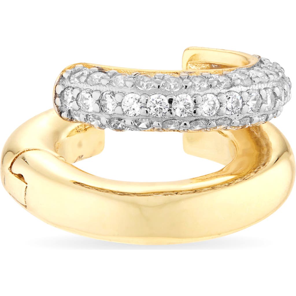 Shashi Shashi Bree Cubic Zirconia Single Ear Cuff