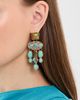 SHASHI SHASHI Bronco Earrings Gold/Turquoise One - 3