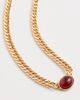 SHASHI SHASHI Casa Gemstone Necklace Gold One - 2