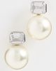 SHASHI SHASHI Charlie Stud Earrings Silver/Pearl One - 2